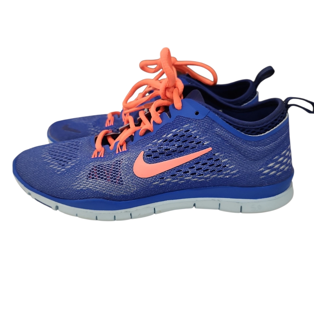 Nike Free 5.0 – Femme – Grandeur 7.5 – Portées une seule fois 💙🧡